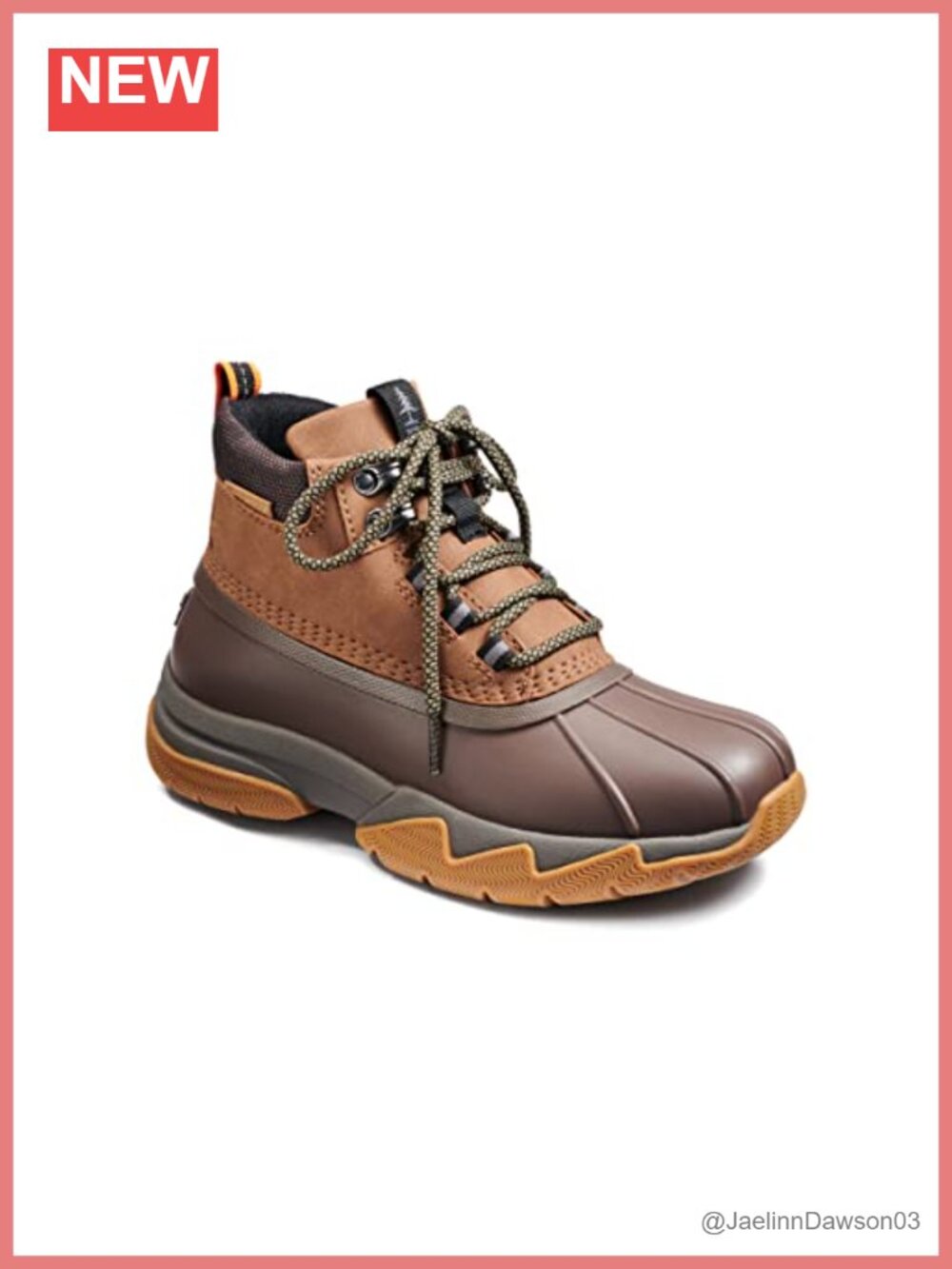 Women's Waterproof Ankle Hiking Boots Cushioned Insole Lace-up Pull-On Traction